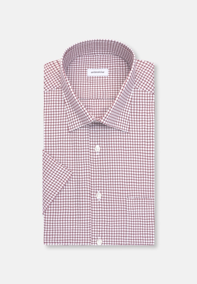 Regular Business Hemd Karo in Rot | Seidensticker Onlineshop