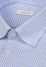 Comfort Business Hemd Karo in Hellblau |  Seidensticker Onlineshop