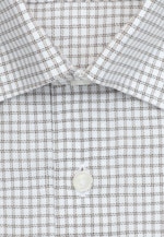 Comfort Business Hemd Karo in Beige |  Seidensticker Onlineshop