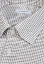 Comfort Business Hemd Karo in Beige |  Seidensticker Onlineshop