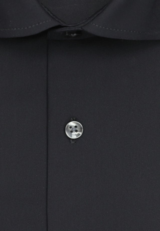 Slim Performance-Hemd Uni in Schwarz |  Seidensticker Onlineshop