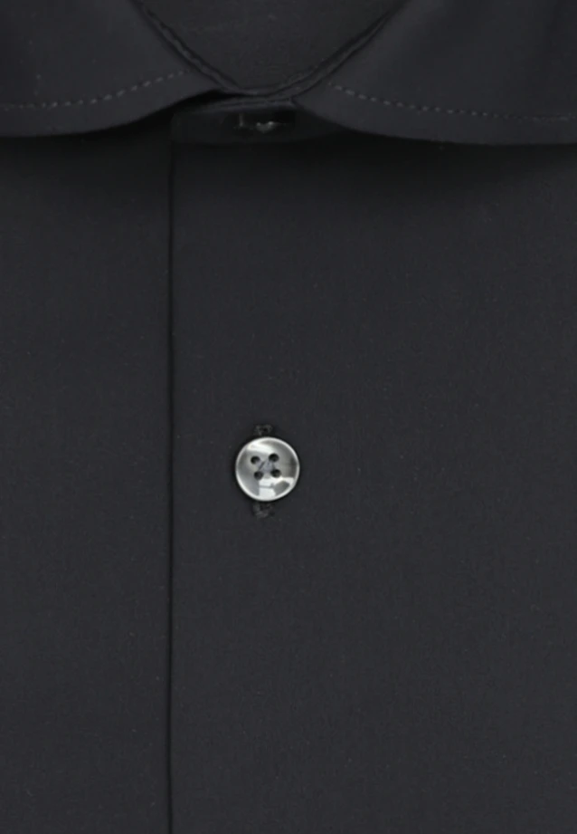 Slim Performance shirt Uni in Schwarz |  Seidensticker Onlineshop