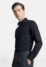 Slim Performance shirt Uni in Schwarz |  Seidensticker Onlineshop