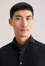 Slim Performance-Hemd Uni in Schwarz |  Seidensticker Onlineshop