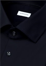 Slim Performance-Hemd Uni in Schwarz |  Seidensticker Onlineshop