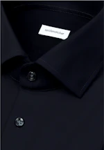 Slim Performance-Hemd Uni in Schwarz |  Seidensticker Onlineshop