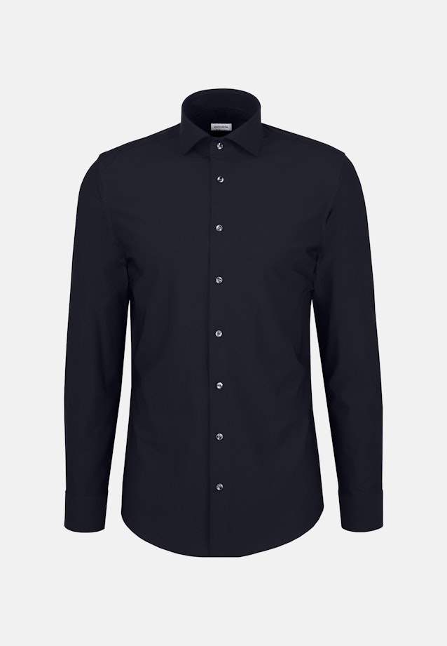 Slim Performance-Hemd Uni in Schwarz |  Seidensticker Onlineshop