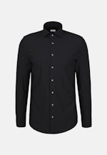 Slim Performance shirt Uni in Schwarz |  Seidensticker Onlineshop