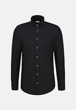 Slim Chemise Performance Uni in Noir |  Seidensticker Onlineshop
