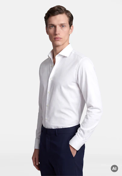 Slim Performance-Hemd Uni in Weiß |  Seidensticker Onlineshop