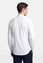 Slim Performance shirt Uni in Weiß |  Seidensticker Onlineshop