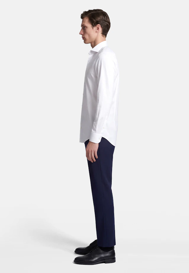 Slim Performance shirt Uni in Weiß |  Seidensticker Onlineshop