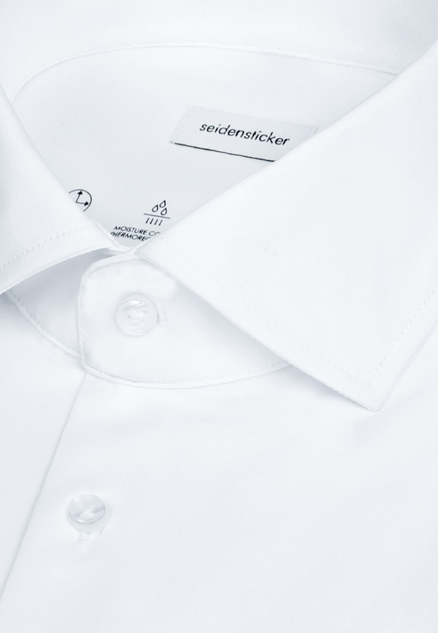 Slim Performance-Hemd Uni in Weiß |  Seidensticker Onlineshop