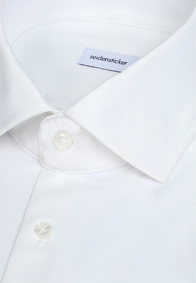 Slim Chemise Performance Uni dans Blanc | Boutique en ligne Seidensticker