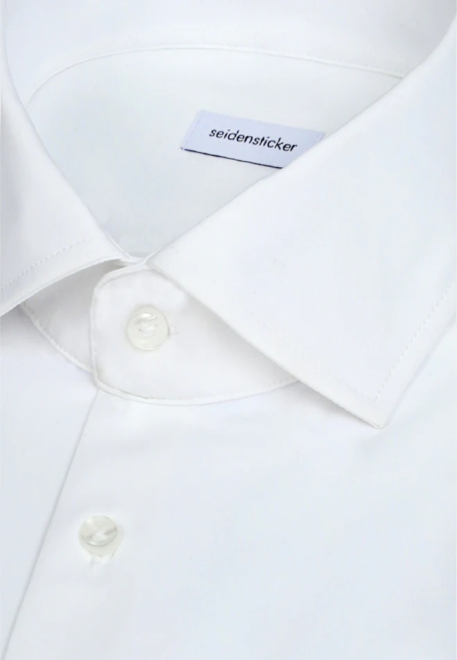 Slim Performance-Hemd Uni in Weiß | Seidensticker Onlineshop