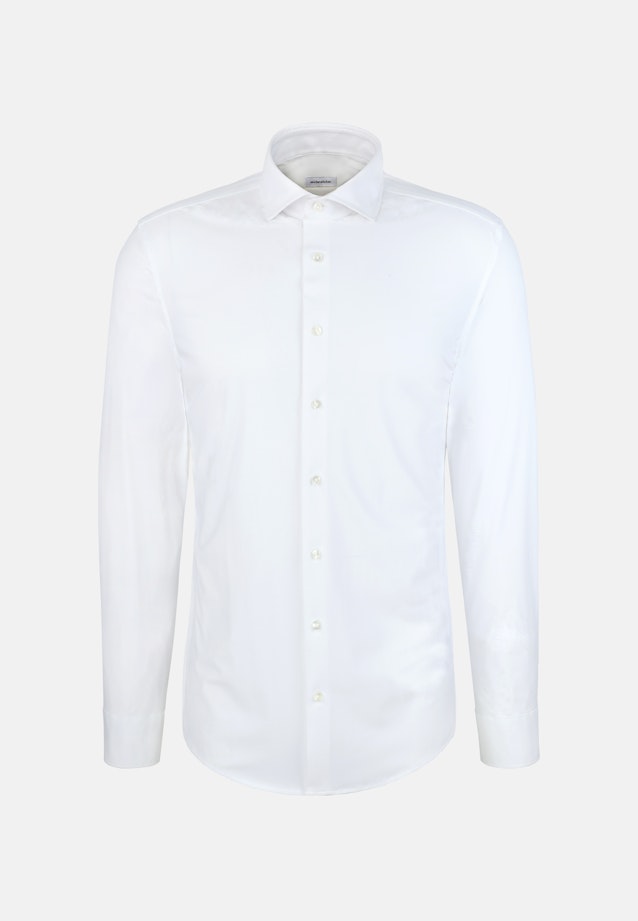 Slim Performance-Hemd Uni in Weiß |  Seidensticker Onlineshop