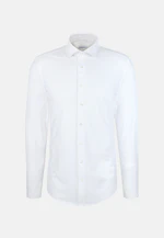 Slim Performance shirt Uni in Weiß |  Seidensticker Onlineshop