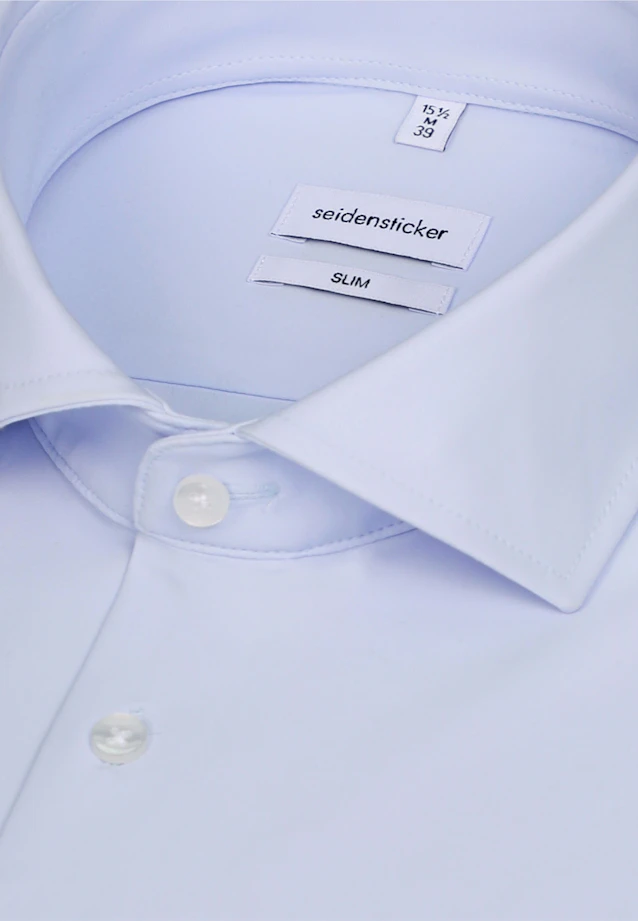Slim Performance shirt Uni in Hellblau |  Seidensticker Onlineshop
