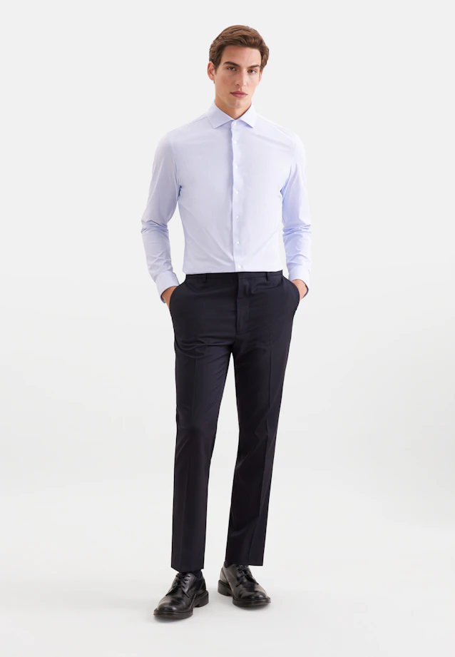 Slim Performance-Hemd Uni in Hellblau |  Seidensticker Onlineshop