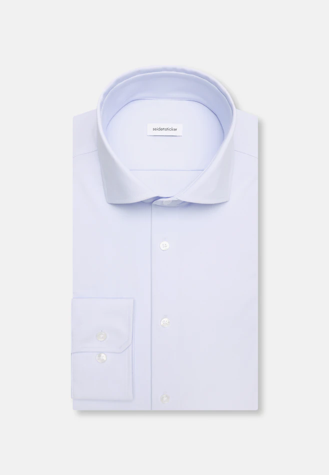Slim Performance shirt Uni in Hellblau | Seidensticker online shop