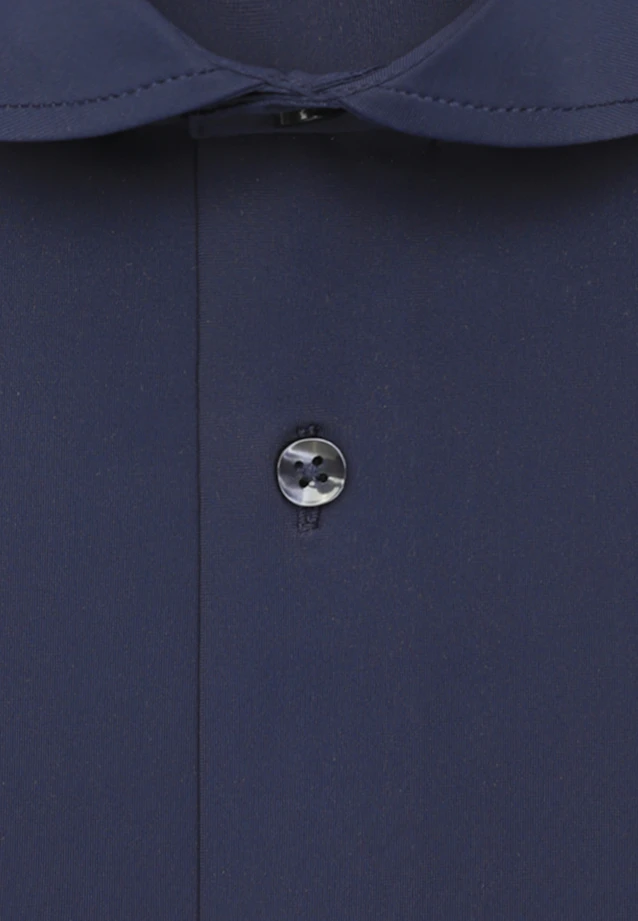Slim Performance shirt Uni in Dunkelblau |  Seidensticker Onlineshop