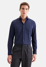 Slim Performance shirt Uni in Dunkelblau |  Seidensticker Onlineshop