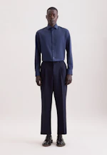 Slim Performance shirt Uni in Dunkelblau |  Seidensticker Onlineshop