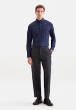 Slim Performance shirt Uni in Dunkelblau |  Seidensticker Onlineshop