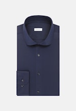 Slim Chemise Performance Uni in Bleu Foncé |  Seidensticker Onlineshop