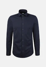 Slim Performance-Hemd Uni in Dunkelblau |  Seidensticker Onlineshop