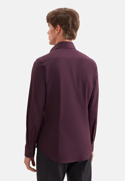Slim Chemise Performance Uni in Rouge |  Seidensticker Onlineshop