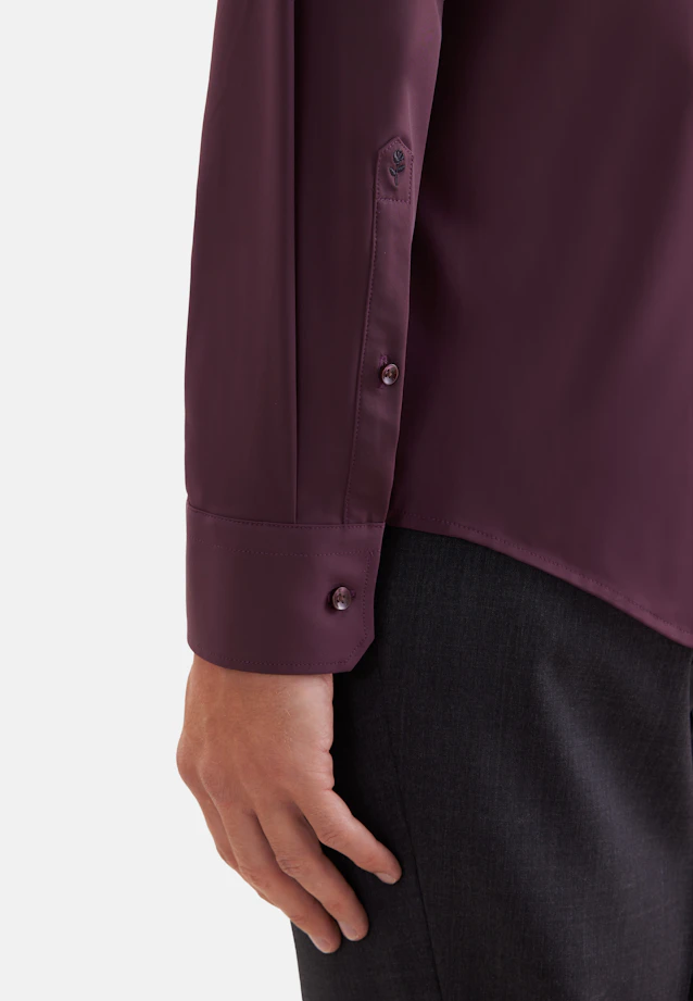 Slim Performance-Hemd Uni in Rot |  Seidensticker Onlineshop
