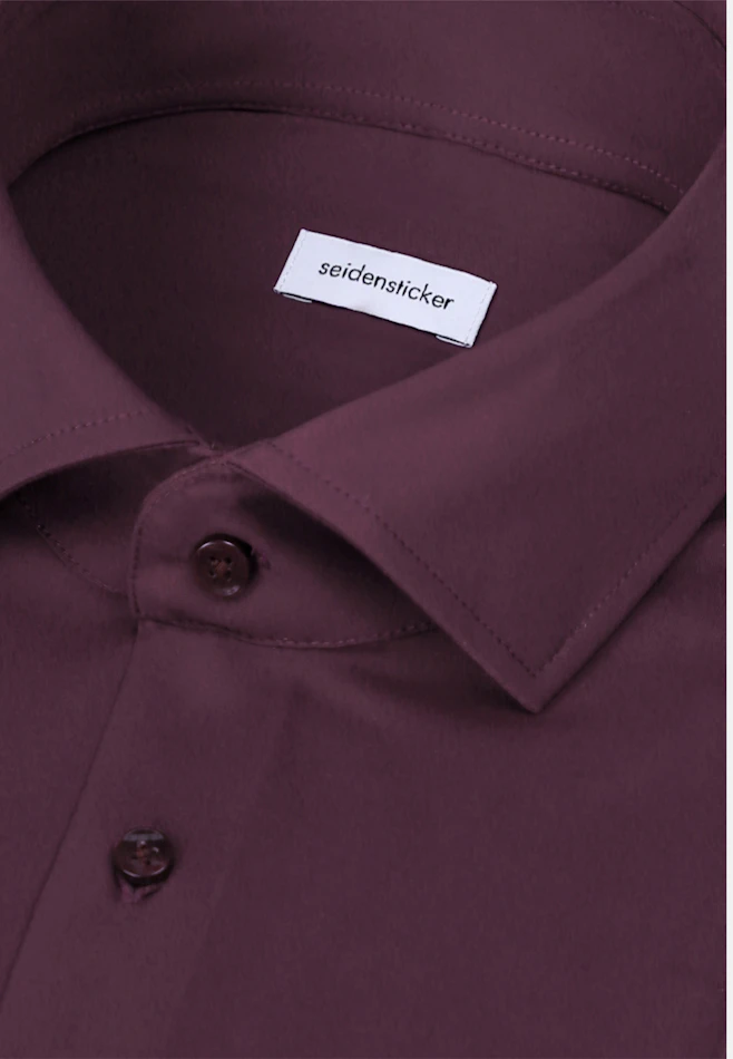 Slim Chemise Performance Uni dans Rouge | Boutique en ligne Seidensticker