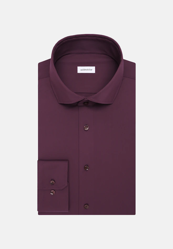 Slim Chemise Performance Uni dans Rouge | Boutique en ligne Seidensticker