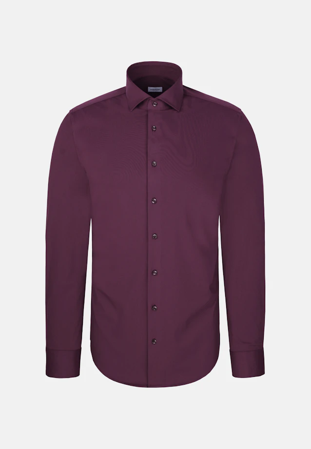 Slim Performance-Hemd Uni in Rot |  Seidensticker Onlineshop