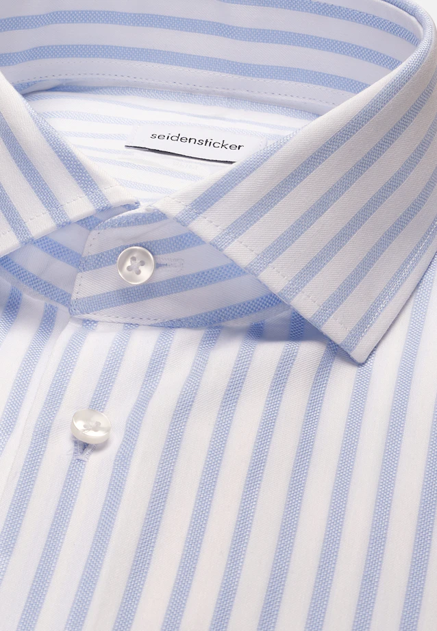 X-Slim Business Hemd Gestreift in Hellblau |  Seidensticker Onlineshop