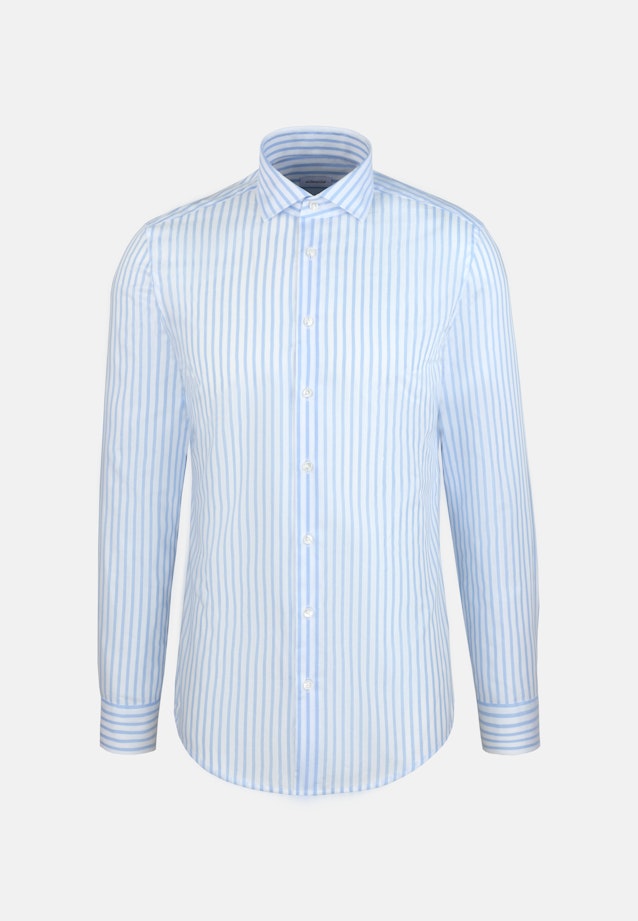 X-Slim Business Hemd Gestreift in Hellblau |  Seidensticker Onlineshop