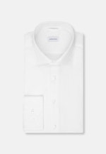 Regular Linen shirt Uni in Weiß |  Seidensticker Onlineshop
