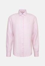 Regular Leinenhemd Uni in Rosa |  Seidensticker Onlineshop