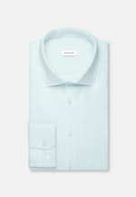 Regular Linen shirt Uni in Grün |  Seidensticker Onlineshop