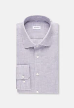 Regular Chemise en lin Uni in Gris |  Seidensticker Onlineshop