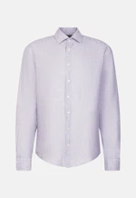 Regular Chemise en lin Uni in Gris |  Seidensticker Onlineshop