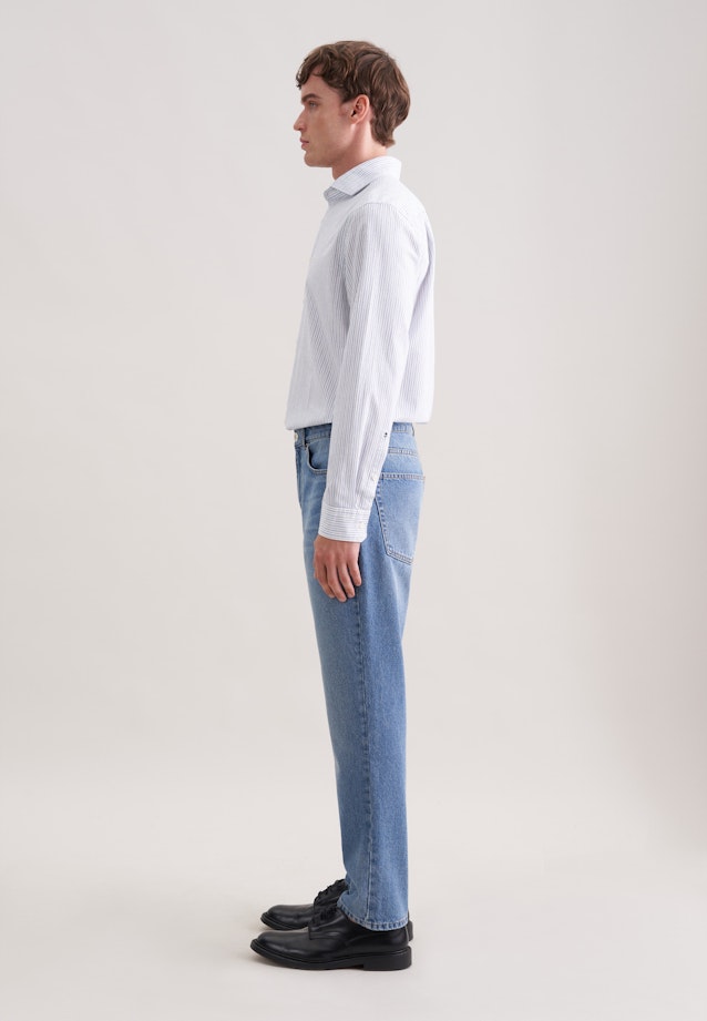 Regular 5-Pocket Denim Denim in Mittelblau |  Seidensticker Onlineshop