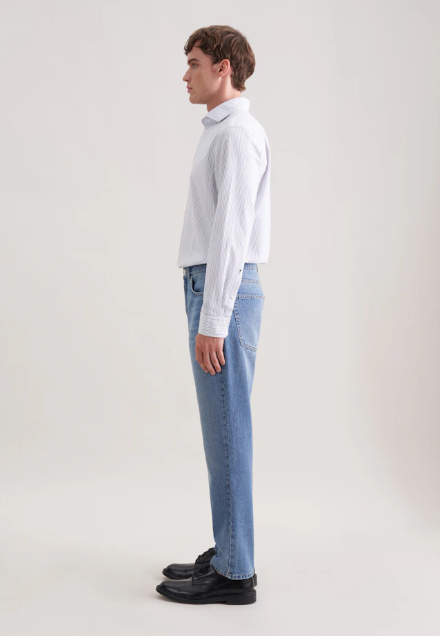 Regular 5-Pocket Denim Denim in Mittelblau |  Seidensticker Onlineshop