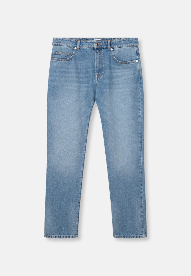 Regular 5-Pocket Denim Denim in Mittelblau | Seidensticker Onlineshop
