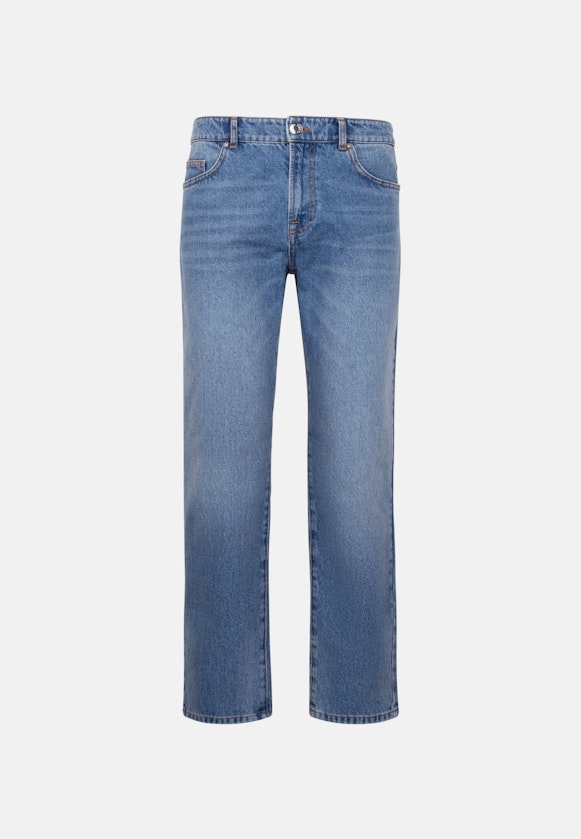 Regular 5-Pocket Denim Denim in Mittelblau |  Seidensticker Onlineshop