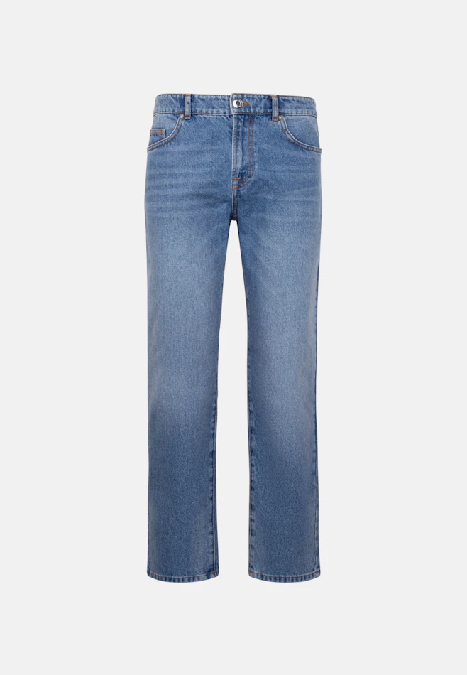 Regular 5-Pocket Denim Denim in Mittelblau | Seidensticker Onlineshop