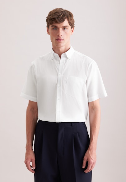 Regular Chemise d'affaires Structure in Blanc | Seidensticker Onlineshop