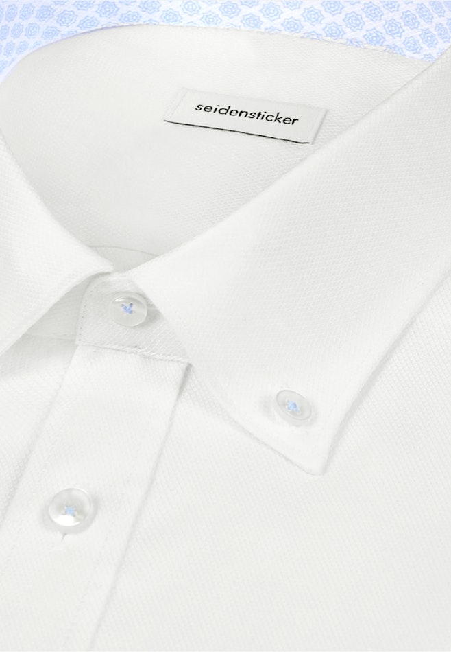 Regular Business Hemd Struktur in Weiß | Seidensticker Onlineshop