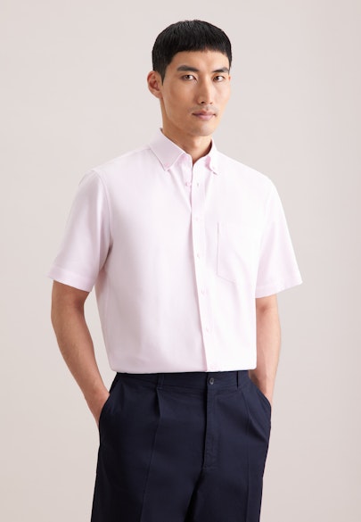 Regular Business Hemd Struktur in Rosa |  Seidensticker Onlineshop